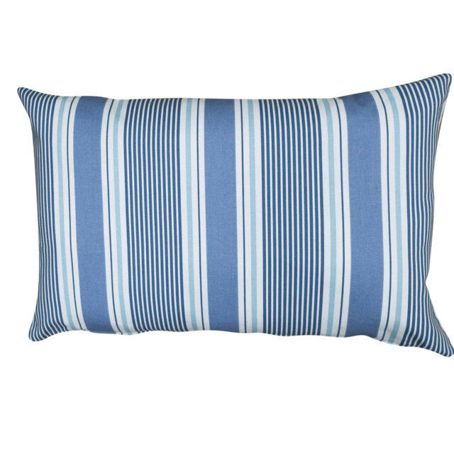 Striped Blue Cushion