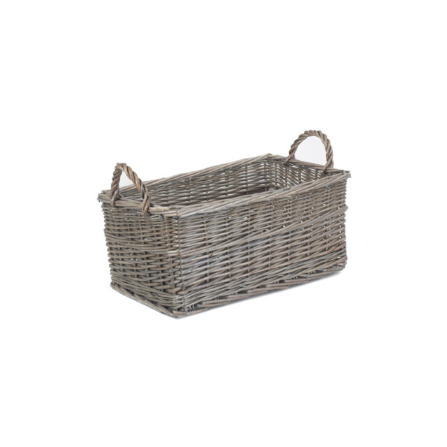 Wicker Shallow Storage Basket