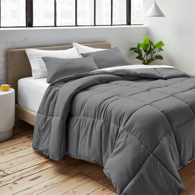 Polyester Solid Colour Bedspread
