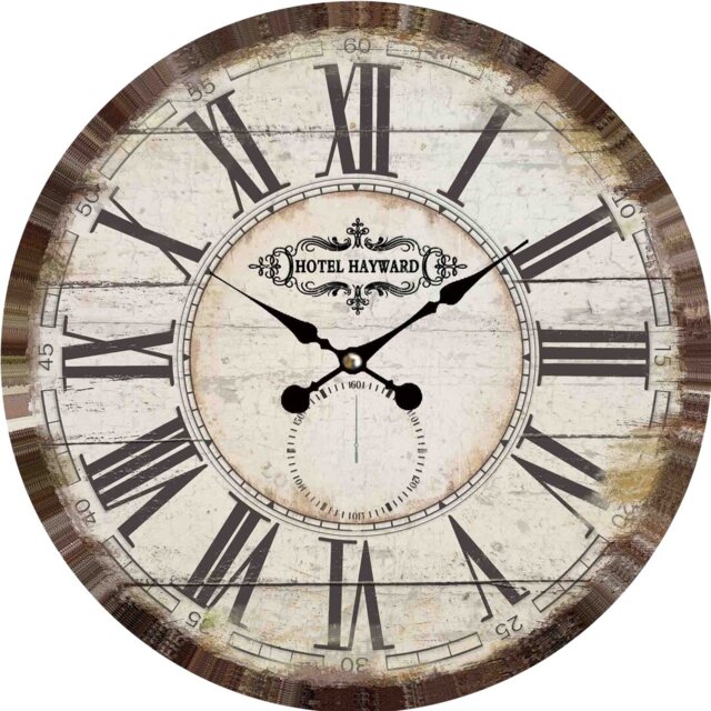 Fortuna Wood Wall Clock