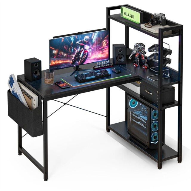 Metal Base Computer Desk