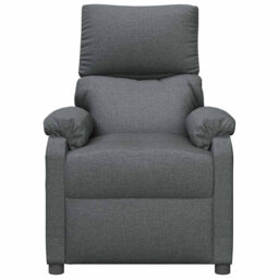 Recliner Chair Dark Grey Fabric
