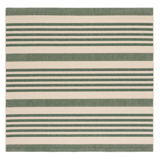 Lake Placid Hooked Beige Indoor/Outdoor Rug