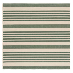 Lake Placid Hooked Beige Indoor/Outdoor Rug