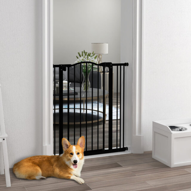 Free Standing Pet Gate With Door