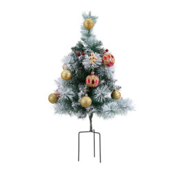2.3' H Lighted Artificial Pine Christmas Tree