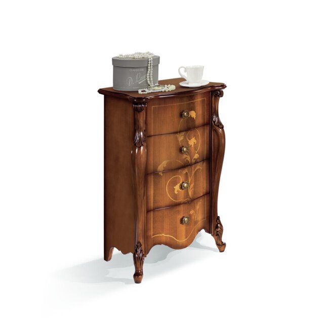 Bruder 4 Drawer Bedside Table