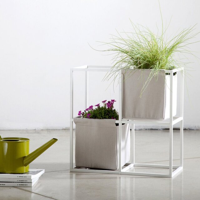 IPot 42cm H x 42cm W Steel Etagere Bookcase