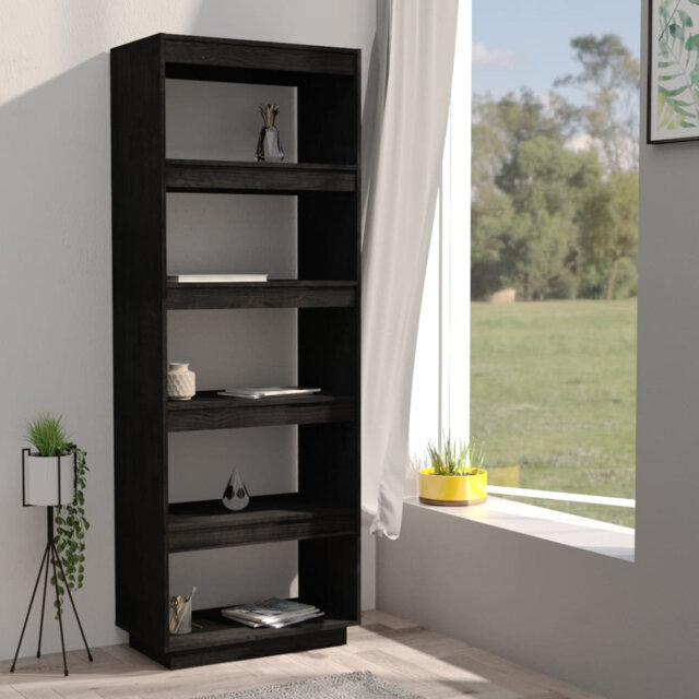 Gaizka 167cm H Solid Wood Etagere Bookcase