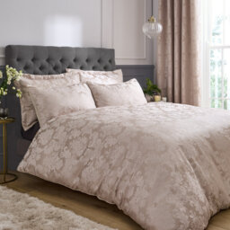 Damask Jacquard Duvet Cover Set with Pillowcases