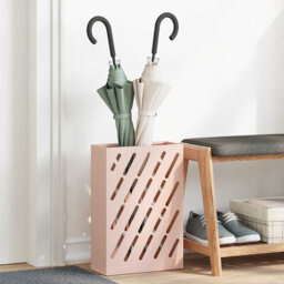 Umbrella Stand With Storage 28 X 12 X 41 Cm Steel