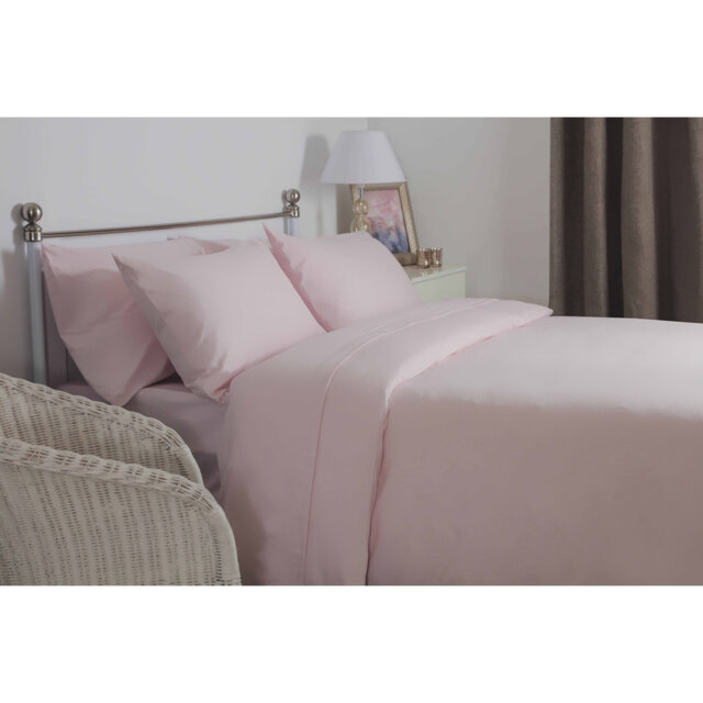 Plain Dye Brushed Cotton Flannelette Solid Colour Duvet Cover