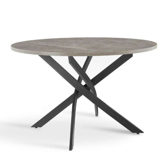 Gundolf Round Metal Base Dining Table