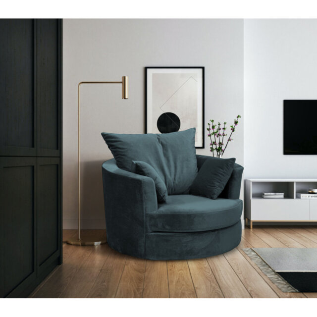 Curwood 110cm Wide Tufted Polyester Yes Tub Chair