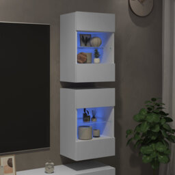 "Burgues Unfinished TV Unit for TVs up to 24"" with Fireplace Included"