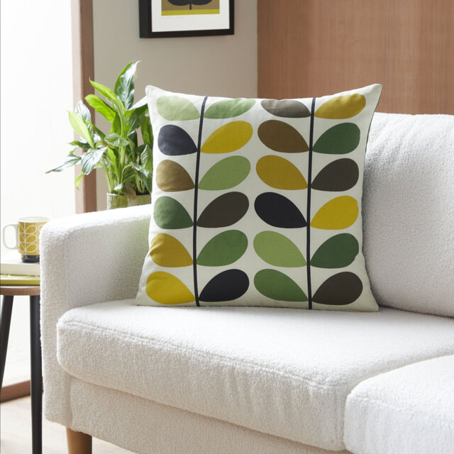 Multi Stem Fern/Ochre MF 50x50cm Cushion