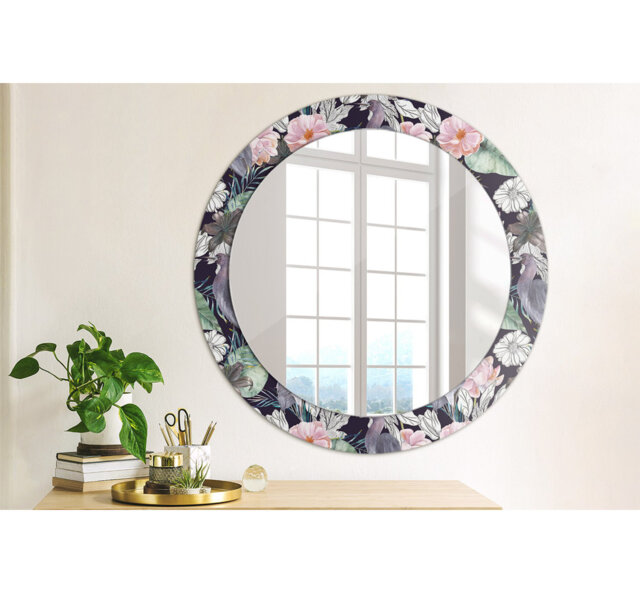 Huldar Glass Flat Wall Mirror