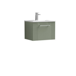 Deco 505mm Single Bathroom Vanity with Integrated Vitreous China Basin