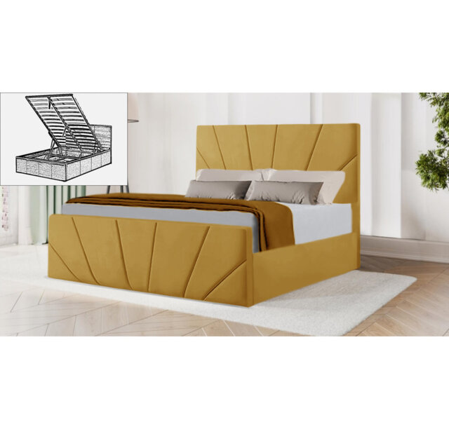 Clemencia Upholstered Ottoman Storage Bed