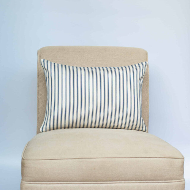 Striped Blue Cushion