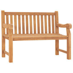Elizabethton Solid Wood Teak Outdoor Bench