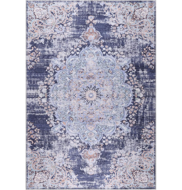 Non Slip Area Rugs Machine Washable Carpet Pad Entryway Rug Low Pile Modern Mat For Bedroom - 1487