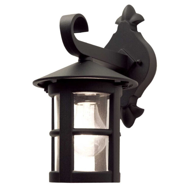 Flor Matte Black 34.5cm H Outdoor Wall Lantern