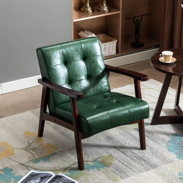 Deveral Faux Leather Armchair
