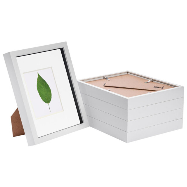 "Nicola Spring - 3D Box Photo Frames - 8 x 10"" with 4 x 6"" Mount"