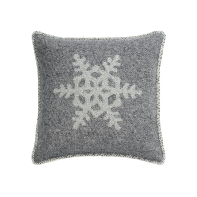 Snowflake Wool Cushion Cover