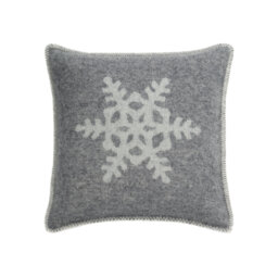 Snowflake Wool Cushion Cover