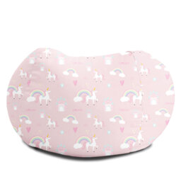 rucomfy Beanbags Printed Mini Slouchbag Bean Bag - Childrens Playroom, Bedroom - Machine Washable - Arrives Pre-Filled