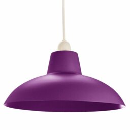 Industrial Retro Designed Matt Curved Ceiling Pendant Light Shade