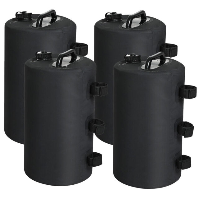 4 Pack Canopy Gazebo Water Weight Bags - 10L Portable Leg Weights - Windproof Stability For Outdoor Pop-Up Tents, Canopies, Gazebo, Shelter