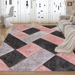 Stylish Large Shaggy Rug Hallway Runner Living Room Bedroom Area Rug Carpet Mat