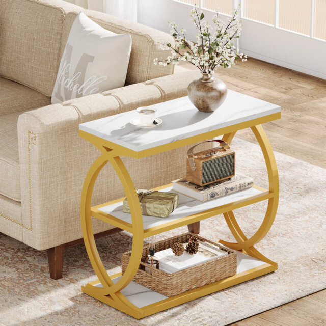 Pedestal End Table