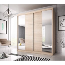 Latham 2 Door Manufactured Wood Wardrobe