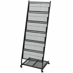 Metal Free Standing Magazine Rack