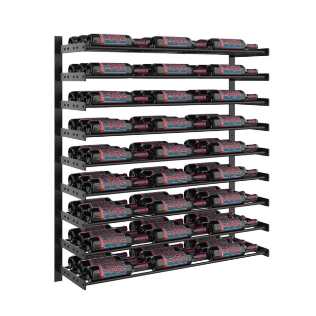 81 Bottle Wall Mounted Wine Bottle Rack
