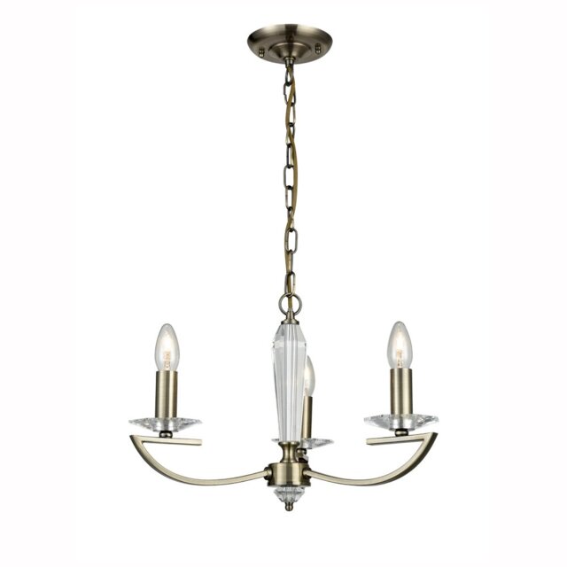 Much Wenlock 3 - Light Shaded Chandelier