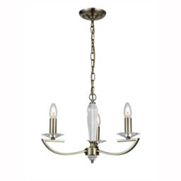 Much Wenlock 3 - Light Shaded Chandelier