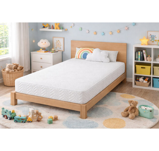 Sareer Kids Cool Blue Gel Foam Mattress 4 inch 10cm deep