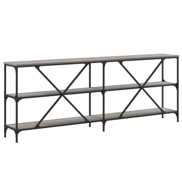 Borough Wharf Console Table Engineered Wood And Iron