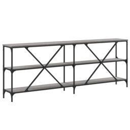 Borough Wharf Console Table Engineered Wood And Iron