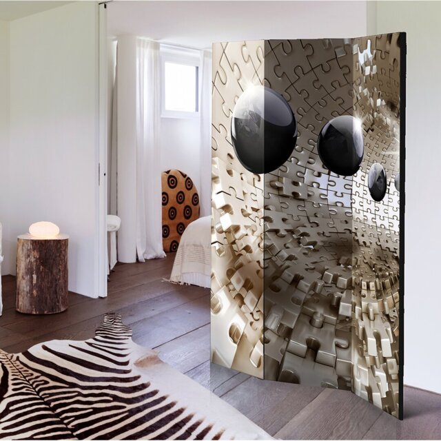Solid Wood Folding Room Divider