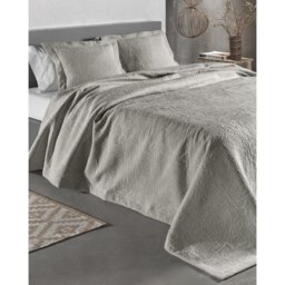 McCordsville Cotton Blend Solid Colour Bedspread