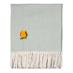 Fruits Knitted Throw Blanket