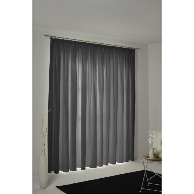 Uni Collection 100% Cotton Room Darkening Curtain Single Panel