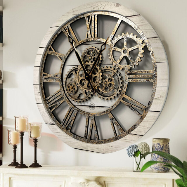 Solid Wood Wall Clock