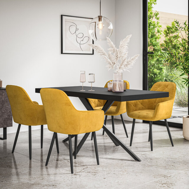 Agretha 4 - Person Dining Set